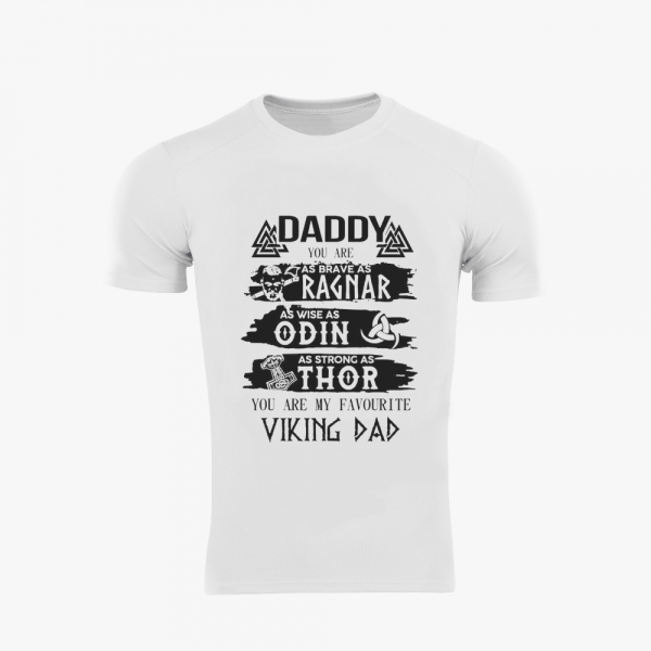 RUGEVIT ФУТБОЛКА YOU ARE MY FAVOURITE VIKING DAD COOLMAX WHITE